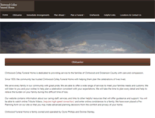 Tablet Screenshot of clintwoodfuneralhome.com